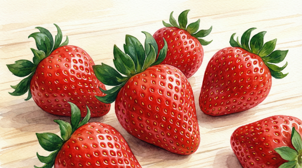 鮮度の良いいちご