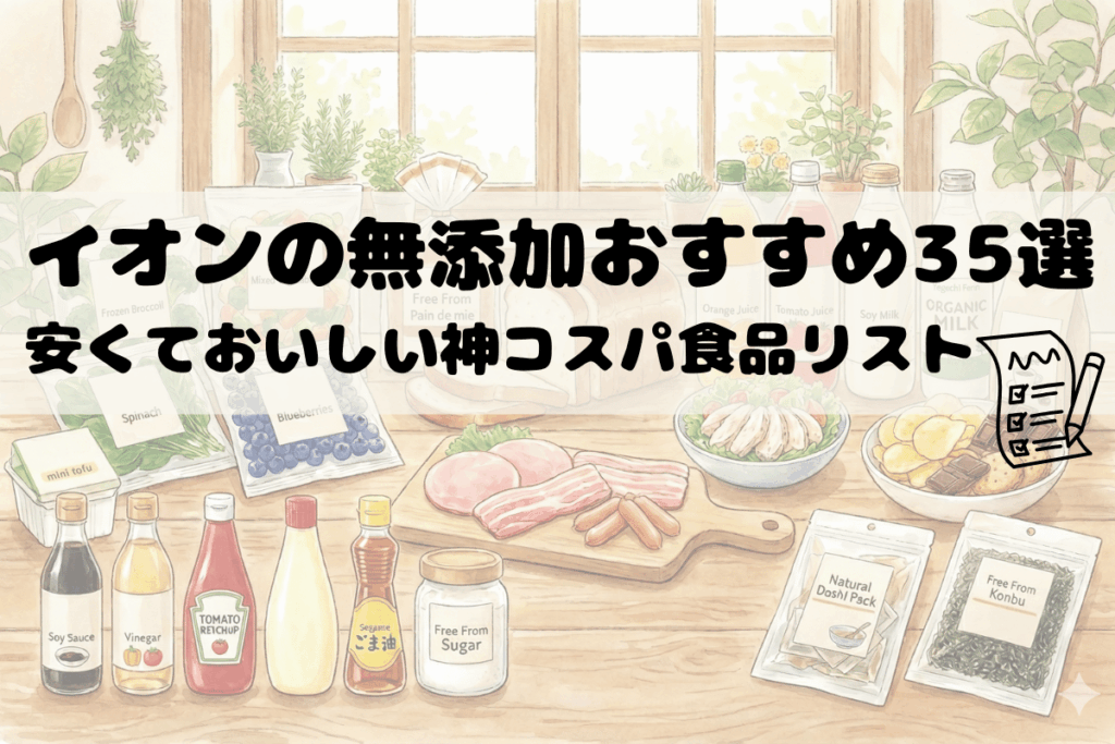 イオンの無添加おすすめ35選安くておいしい神コスパ食品リスト