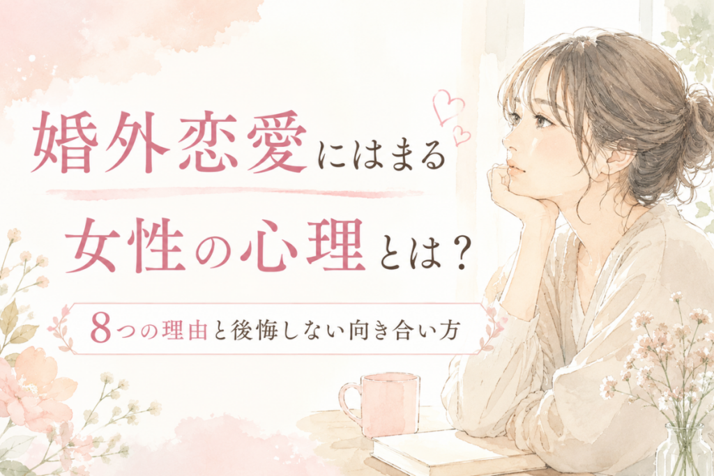 婚外恋愛にハマる女性の心理